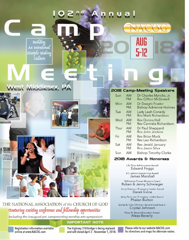 NACOG Annual Campmeeting Association of the Churches of God